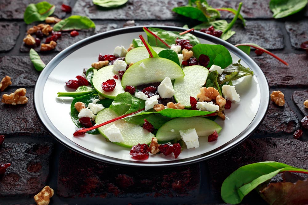 Spinach Apple Salad 2